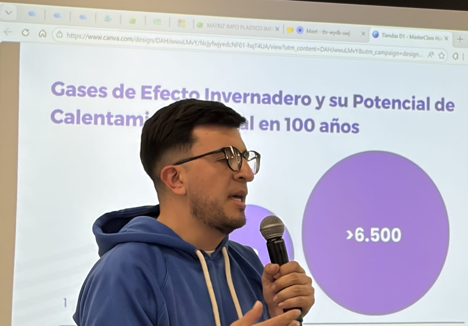 Capacitación sobre gases de efecto invernadero